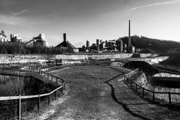 ENCI Cement Works Across the Quarry