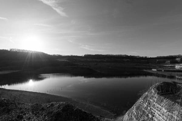 Sun Over Still Water, ENCI Quarry