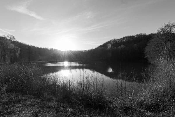 Sun Over Still Water, ENCI Quarry