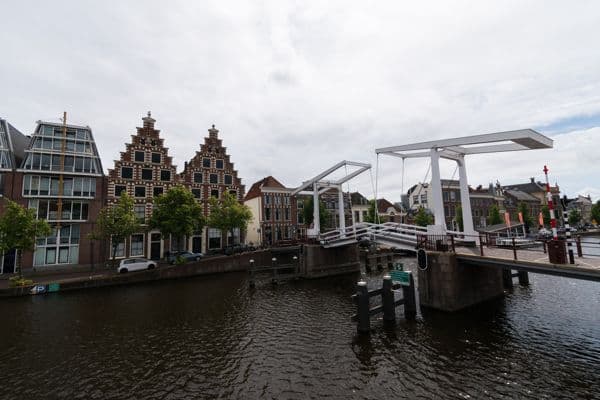 Drawbridge and Step Gables, Haarlem Canal