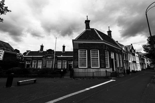 Historic Almshouse Corner, Haarlem